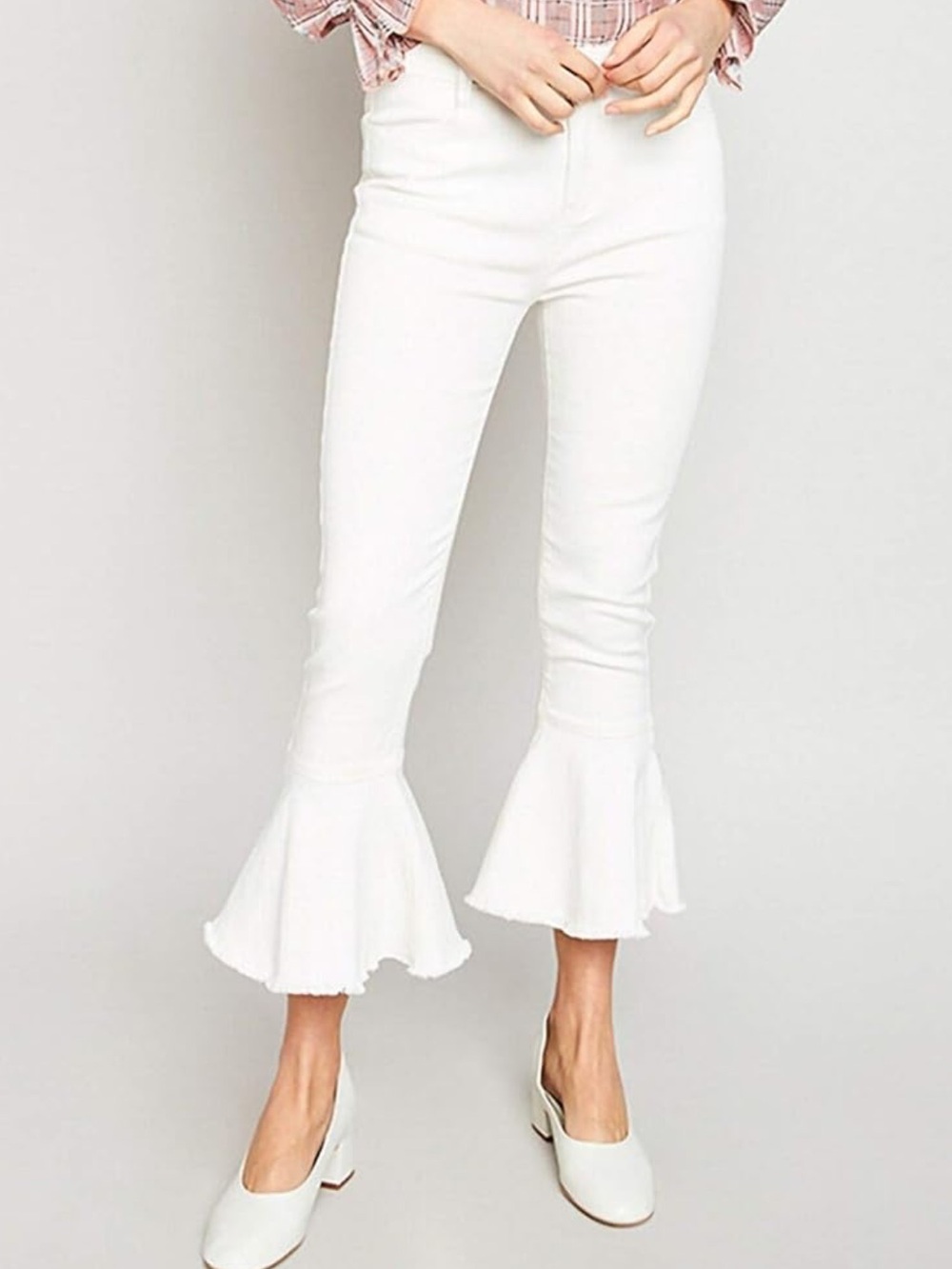 Women's Cropped Flare Jeans